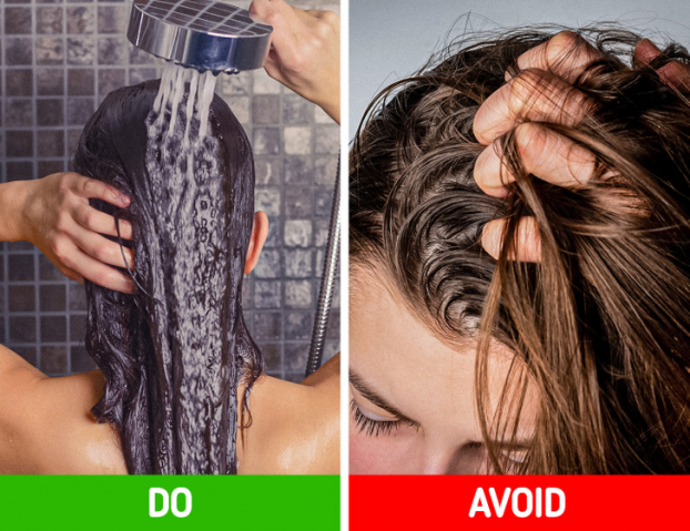 6 thói quen trong phòng tắm có thể gây hại tóc của bạn 5