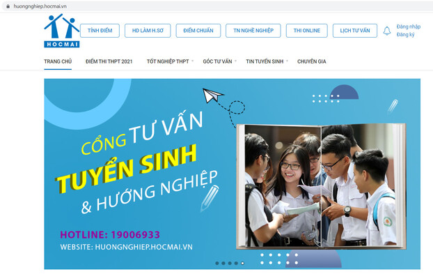   HOCMAI mở Cổng tư vấn Tuyển sinh & Hướng nghiệp cho học sinh THPT.  