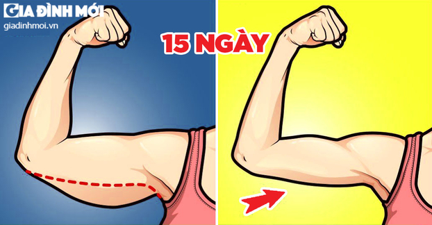 6 bài tập đơn giản giúp bạn giảm 6 cm bắp tay chỉ trong 15 ngày không cần đến phòng gym 0