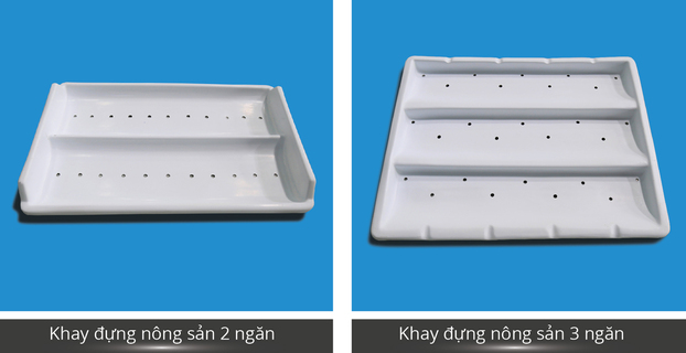   Các sản phẩm composite nông nghiệp: khay đựng, quai chuyển nông sản...  