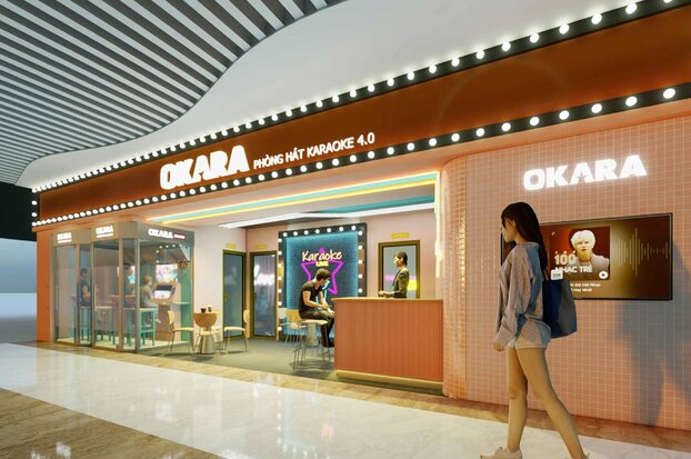   Chiếc booth Okara truyền thống sẽ được thay bằng phòng Okara Studio 4.0 cực giống phim Hàn Quốc, việc của bạn bây giờ là chỉ cần “quẩy tới bến” với hội bạn thôi  