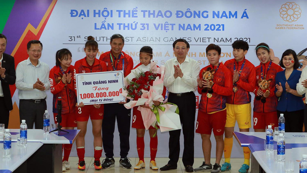 Vô địch SEA Games 31, ĐT bóng đá nữ Việt Nam được thưởng bao nhiêu tiền? 0