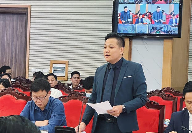   Ông Nguyễn Trọng Tuấn, Giám đốc Khối WinMart chia sẻ tại Hội Nghị  