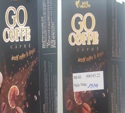   Sản phẩm Cà phê MAX HEALTH GO COFFEE vừa bị cơ quan chức năng phát hiện có chứa chất cấm gây hại cho sức khỏe  