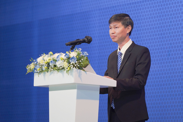   Ông Nguyễn Quang Bảo - Tổng Giám đốc THACO AUTO phát biểu tại sự kiện  