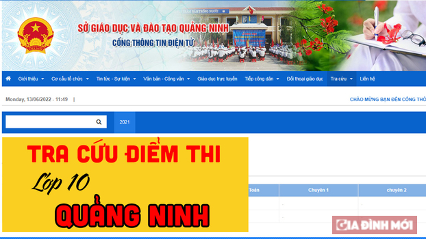 Tra cứu điểm thi tuyển sinh vào lớp 10 tỉnh Quảng Ninh năm 2022 nhanh nhất, chính xác nhất 0