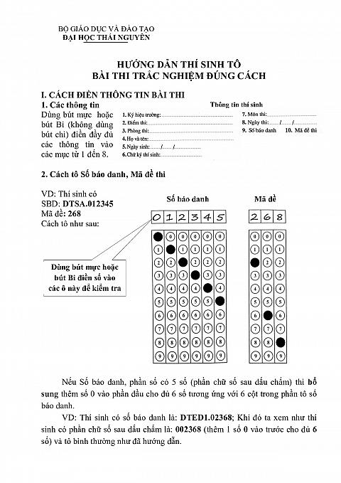 Hướng dẫn cách làm bài thi trắc nghiệm tốt nghiệp THPT 2022 để không bị mất điểm 0