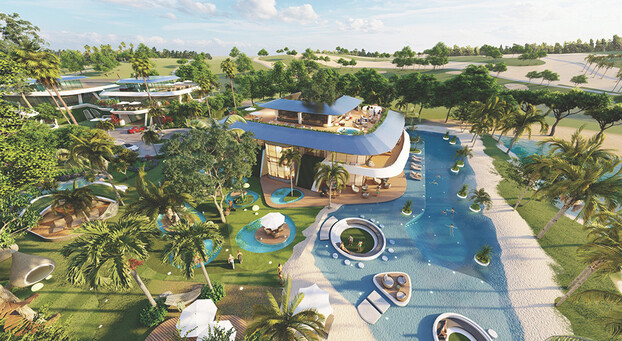   Một trong số các Super VIP Villas tại khu Golf Villas thuộc dự án Sunshine Marina Mui Ne (Phan Thiết) của Sunshine Group – tuyệt tác “Resort in Resort” nằm rất gần sân Golf 36 hố tiêu chuẩn thi đấu quốc tế với thiết kế Link – Style đầy thử thách.  