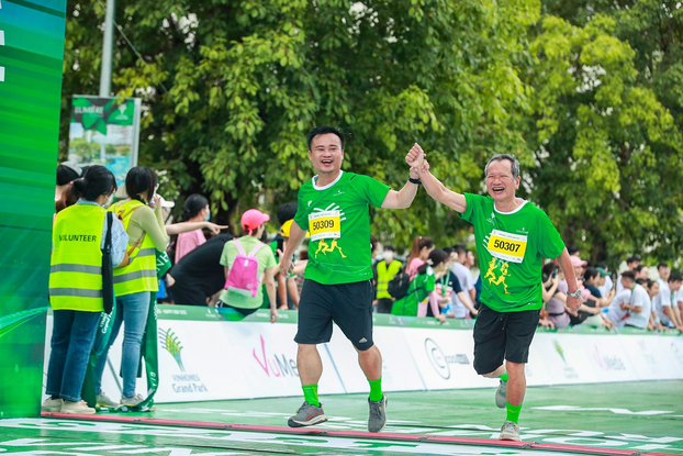   Tại “Vinhomes - Happy Run 2022” tinh thần thể thao có ở mọi lứa tuổi  