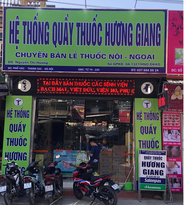 Hương Giang Pharmacy - Hệ thống quầy thuốc uy tín tại Hà Nội