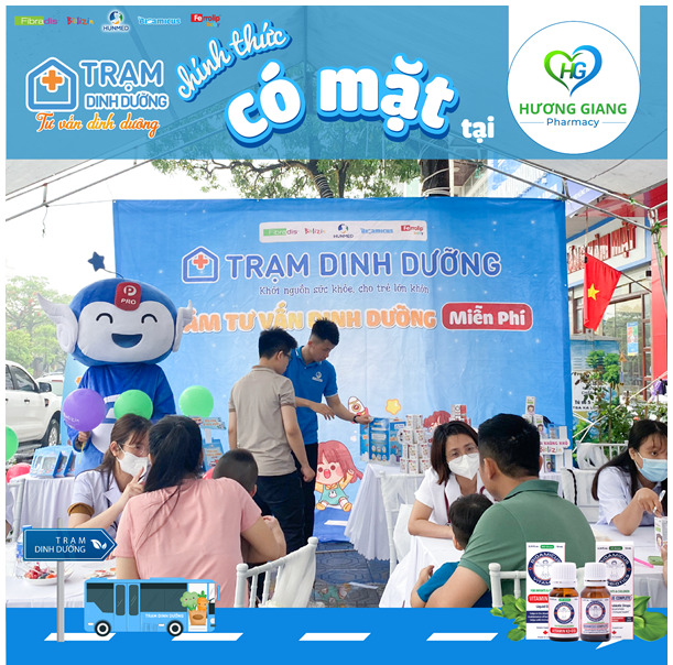 Hương Giang Pharmacy tổ chức “Trạm dinh dưỡng” đồng hành cùng nhãn hàng BioAmicus