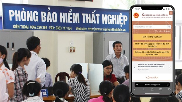   Bảo hiểm xã hội Việt Nam thực hiện chi trả trợ cấp thất nghiệp online cho người lao động. Ảnh minh họa  