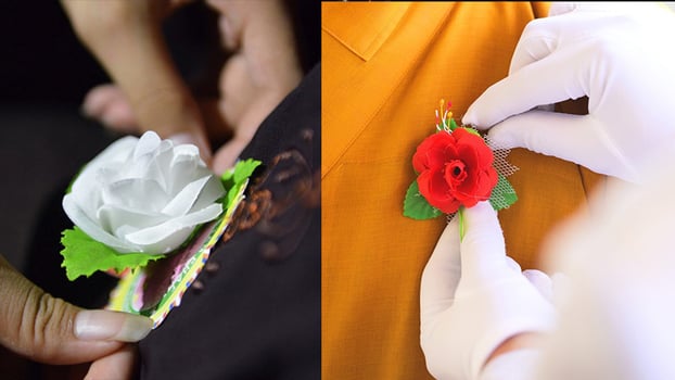 Lễ Vu Lan: Bông hồng cài trên ngực áo có ý nghĩa gì? 
