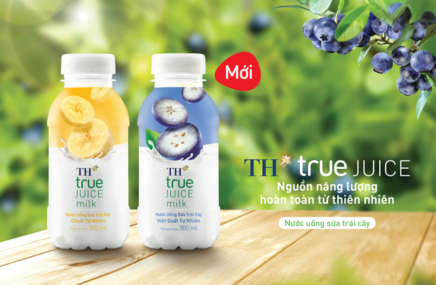TH true JUICE milk kết hợp sữa tươi sạch từ trang trại đạt kỷ lục thế giới của Tập đoàn TH với trái cây tự nhiên được tuyển chọn gắt gao từ những vùng nguyên liệu chất lượng cao.