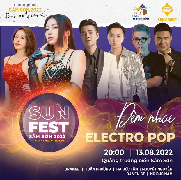 Đêm nhạc Sun Fest thứ 16 mang chủ đề Electro Pop