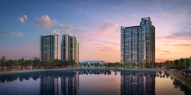 Masteri Waterfront sở hữu bộ sưu tập tầm view “triệu đô” đắt giá. Ảnh phối cảnh.