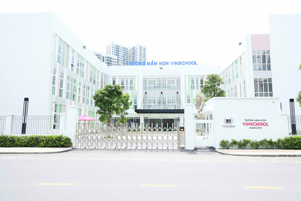 Một trong những trường học Vinschool đã hoàn thiện tại đại đô thị Vinhomes Grand Park