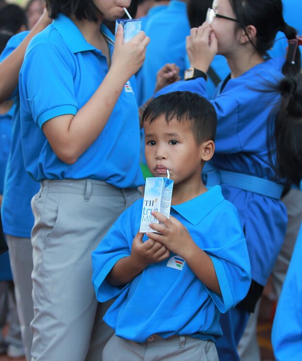 Các em nhỏ được yêu thương và chăm sóc toàn diện về dinh dưỡng, thể chất và trí tuệ tại trường Hy Vọng. Ảnh: Thanh Mai