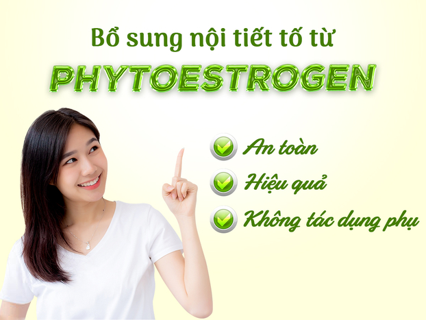 Bổ sung nội tiết tố từ phytoestrogen an toàn, hiệu quả, không tác dụng phụ 