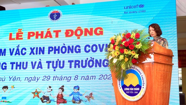 PGS.TS Nguyễn Thị Liên Hương phát biểu tại Lễ phát động.