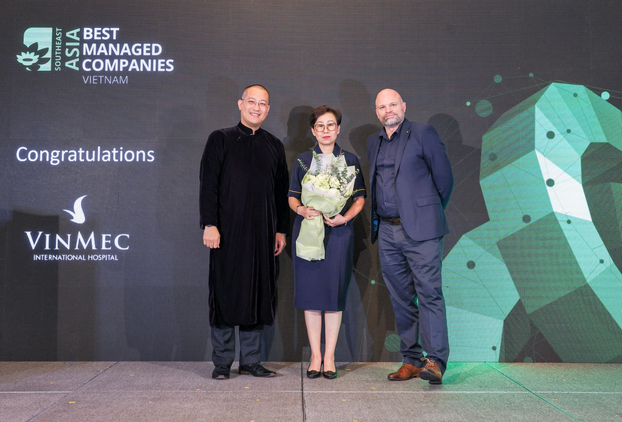 Vinmec là đơn vị y tế duy nhất được nhận danh hiệu Best Managed Companies - Doanh nghiệp được Quản trị Tốt nhất tại Việt Nam năm 202