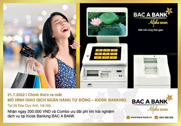 Ngân hàng TMCP Bắc Á (BAC A BANK) chính thức vận hành Kiosk Banking