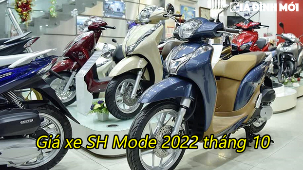 Giá xe SH Mode tháng 10/2022 cập nhật mới nhất