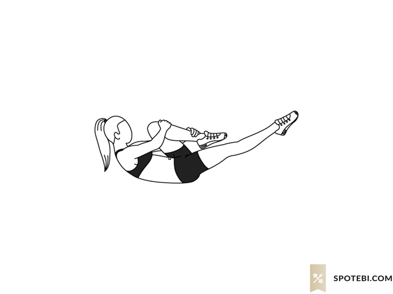 single-leg-stretch-exercise-illustration-spotebi