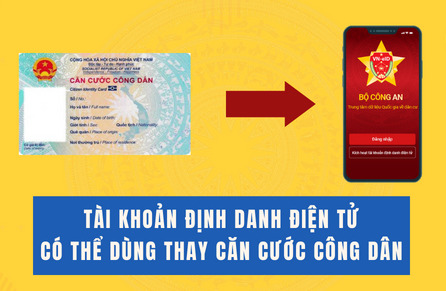 Từ ngày 20/10, tài khoản định danh điện tử có thể dùng thay Căn cước công dân. Ảnh minh họa