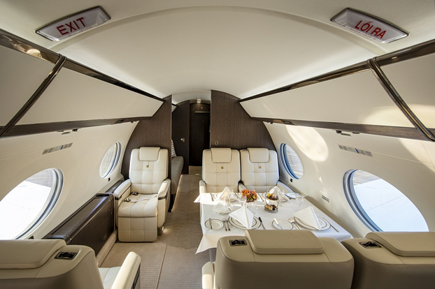 Nội thất sang trọng của chuyên cơ Gulfstream G650ER 