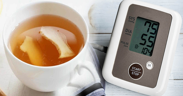 Uống trà gừng giúp cải thiện tạm thời tình trạng huyết áp thấp. Ảnh minh họa