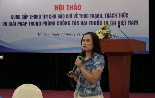 Bà Nguyễn Thị Thu Hương, Quỹ phòng chống tác hại thuốc lá, Bộ Y tế.