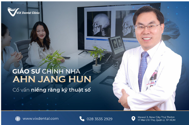 Giáo sư chỉnh nha Ahn Jang Hun đang là cố vấn cho các ca niềng răng kỹ thuật số