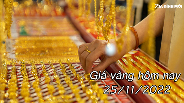 Giá vàng hôm nay 25/11/2022: Tiếp tục củng cố đà tăng