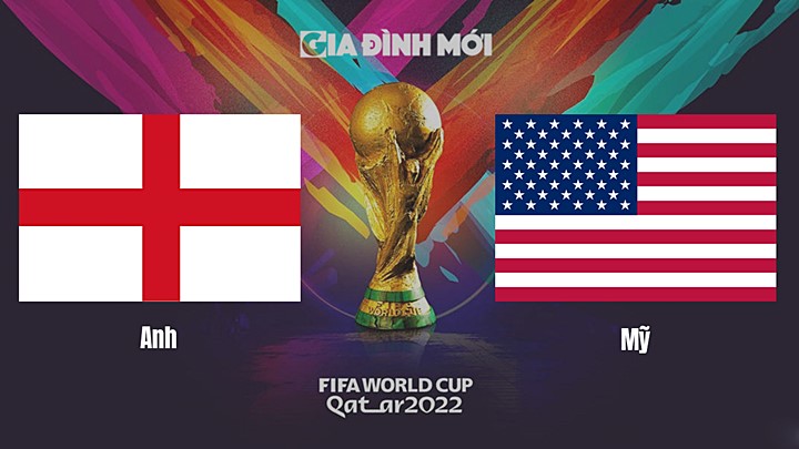 Link xem trực tiếp bóng đá giữa Mỹ vs Anh tại World Cup 2022 ngày mai 26/11/2022