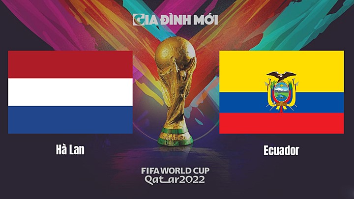 Link xem trực tiếp bóng đá giữa Hà Lan vs Ecuador tại World Cup 2022 hôm nay 25/11/2022
