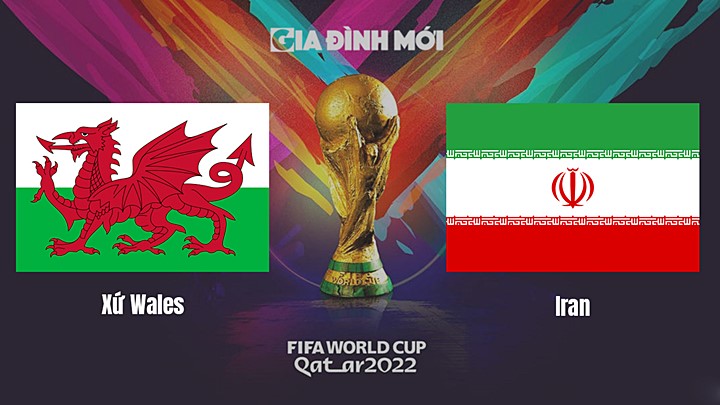 Link xem trực tiếp bóng đá giữa Xứ Wales vs Iran tại World Cup 2022 hôm nay 25/11