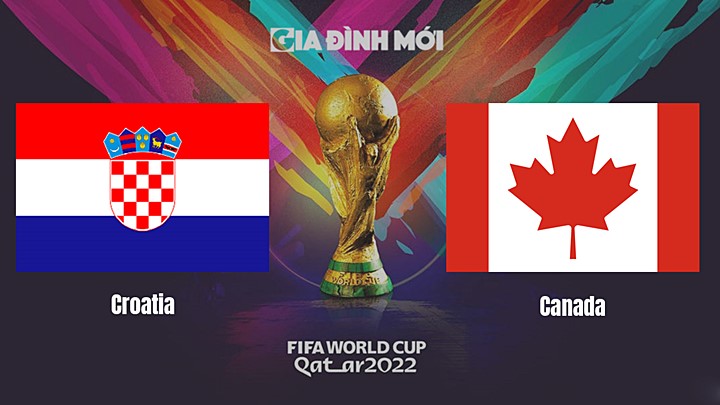 Link xem trực tiếp bóng đá giữa Croatia vs Canada tại World Cup 2022 hôm nay 27/11/2022