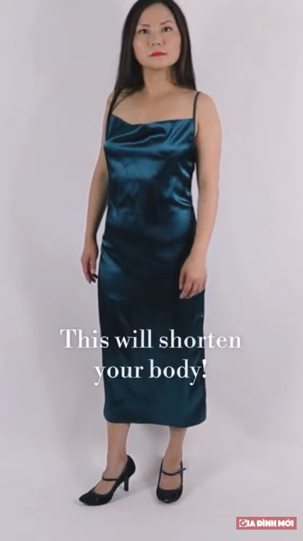 Kiểu váy này sẽ làm bạn trông thấp đi
