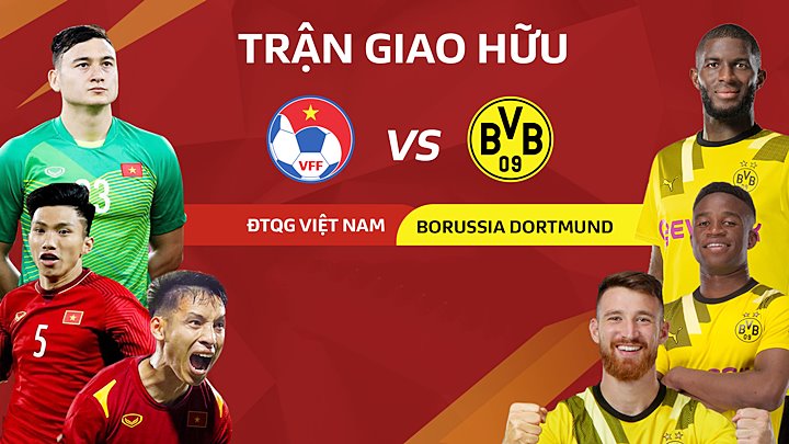 Link xem trực tiếp bóng đá Việt Nam vs Dortmund hôm nay 30/11/2022