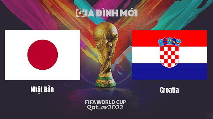 Link xem trực tiếp bóng đá giữa Nhật Bản vs Croatia tại vòng 1/8 World Cup 2022 hôm nay 5/12/2022