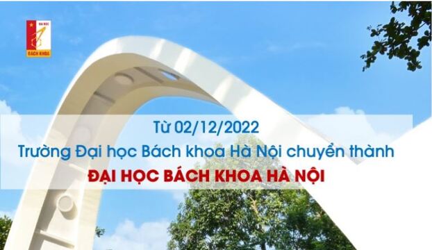 Trường Đại học Bách khoa Hà Nội đổi thành Đại học Bách khoa Hà Nội.