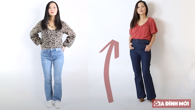 Mặc quần jeans dài nhất có thể