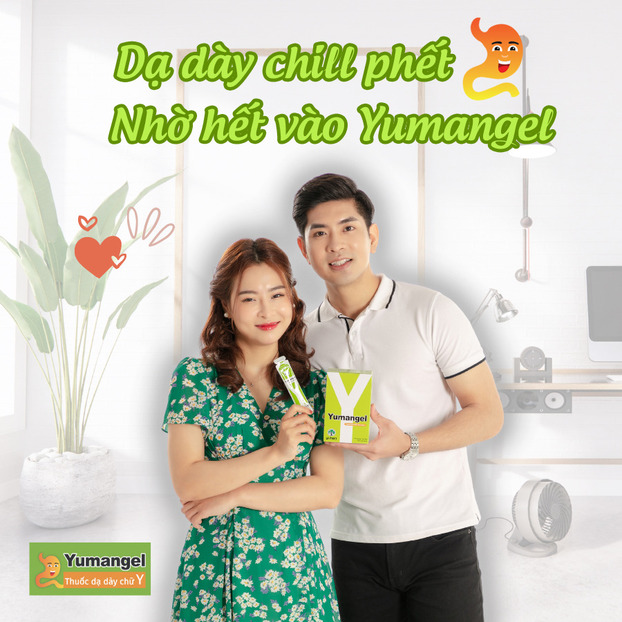 Thuốc dạ dày chữ Y-Yumangel giúp giảm nhanh triệu chứng đau dạ dày sau 5-10 phút.