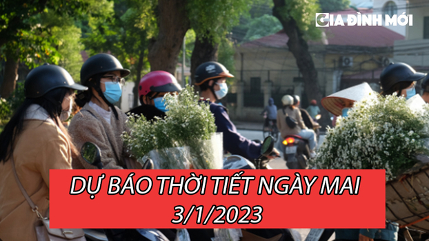 Dự báo thời tiết ngày mai 3/1/2023: Miền Bắc ấm dần lên 