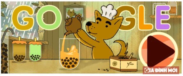 Google Doodle hôm nay 29/1: Tôn vinh trà sữa trân châu