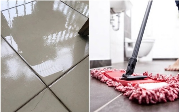 Trong những ngày nồm ẩm nên lau nhà bằng giẻ khô sạch sẽ giúp nhà cửa khô ráo, sạch sẽ hơn. Ảnh minh họa