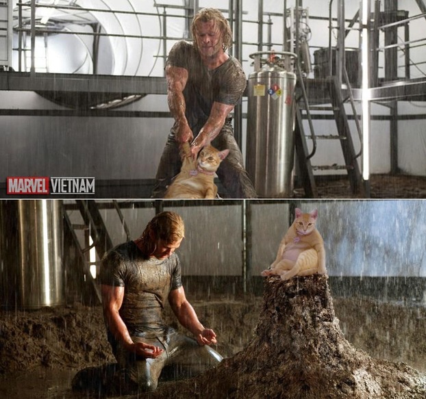 Thor không nâng nổi Mỹ Diệu (Ảnh: Marvel Việt Nam)