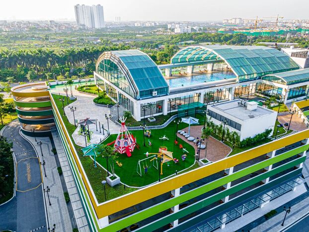 Từ The Zenpark có thể nhìn ngắm nhìn toàn cảnh tiện ích và đại đô thị Vinhomes Ocean Park