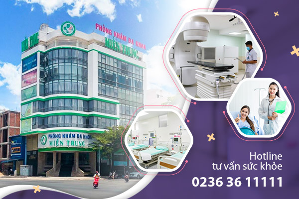 Phòng Khám Đa Khoa Miền Trung với môi trường y tế đạt chuẩn, khử trùng chuyên nghiệp